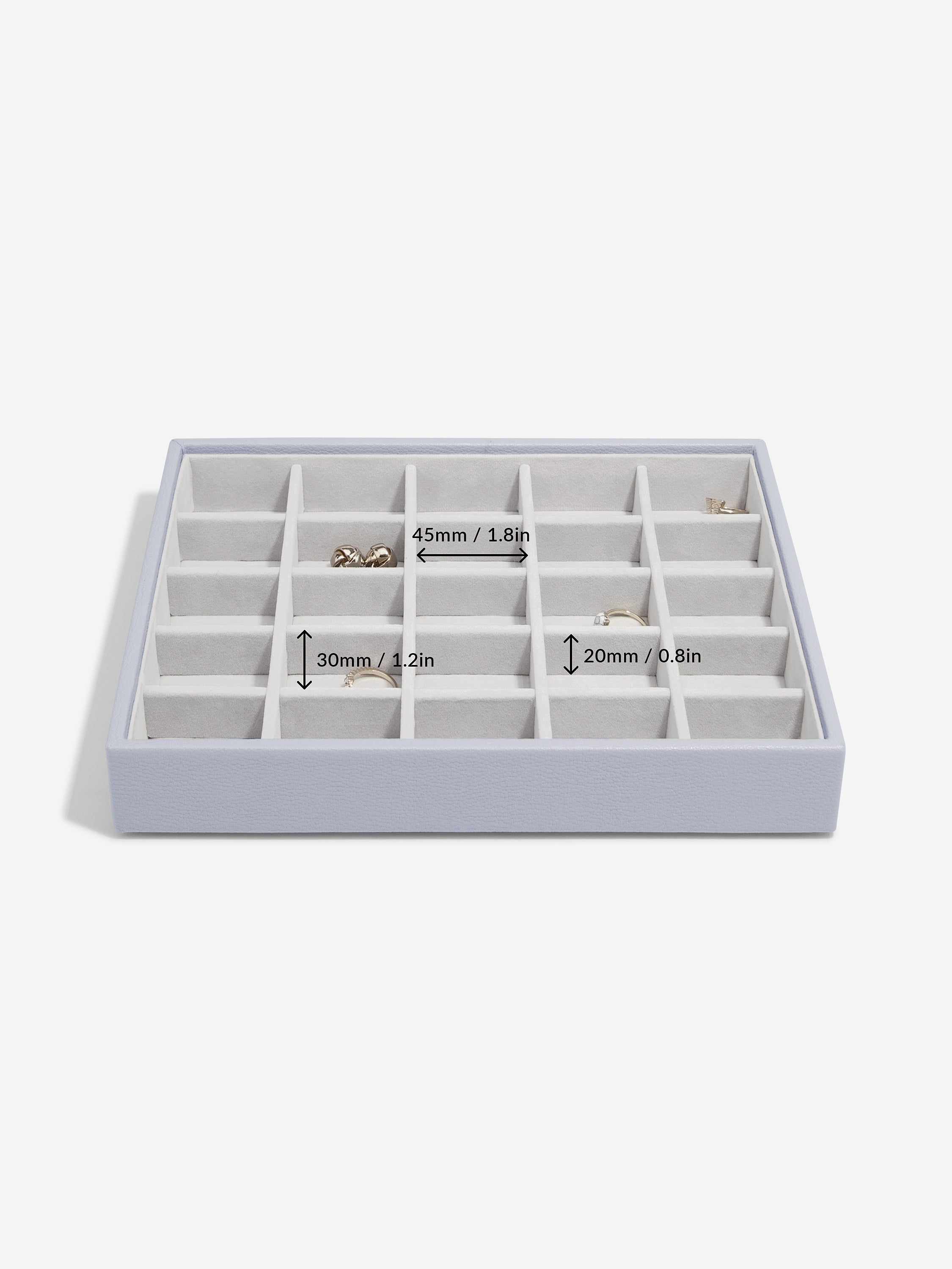 Stackers kleine Sieradenlaag voor Klassieke Juwelendoos Lavendel