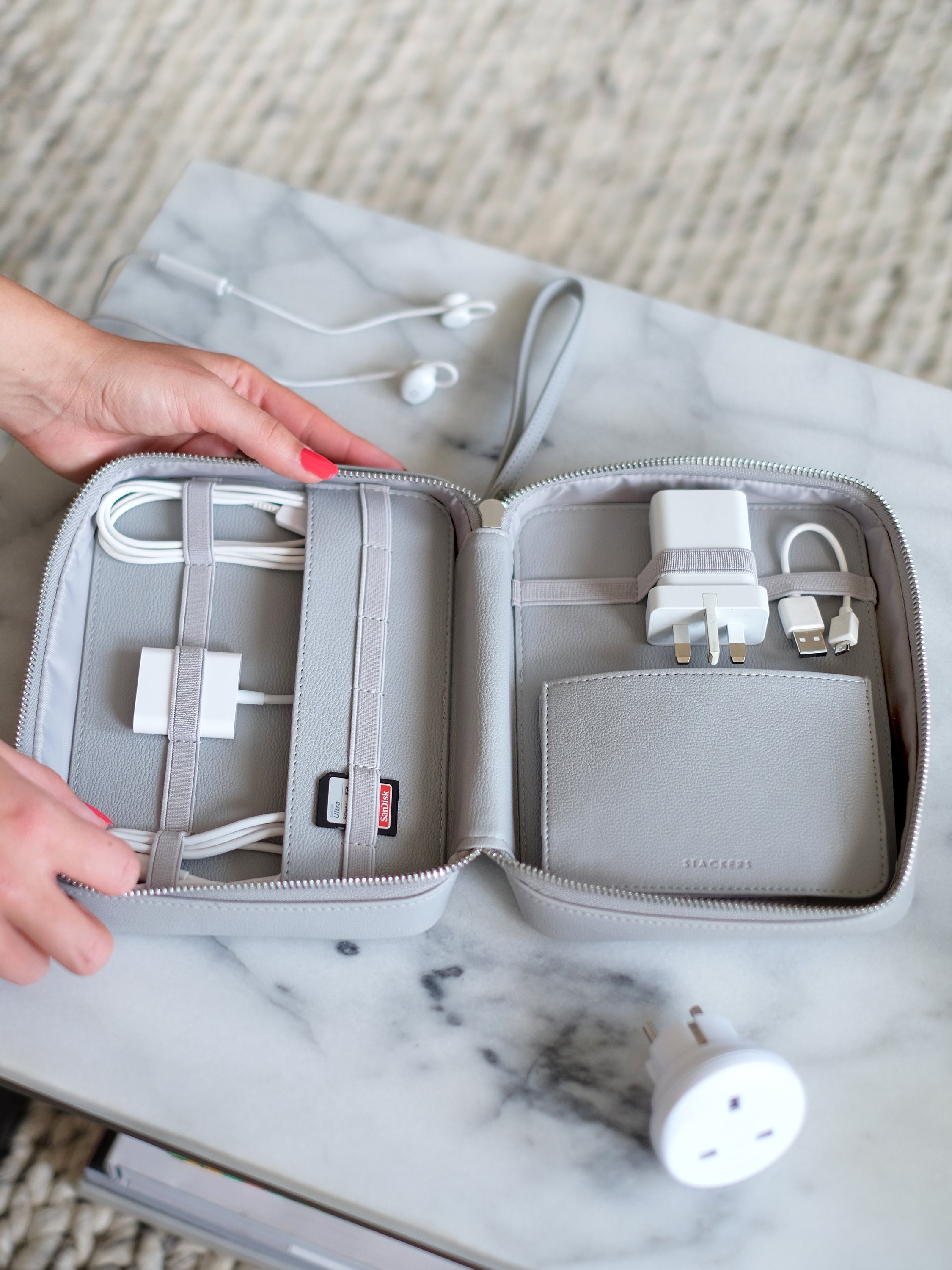 Stackers Cable Tidy Grey