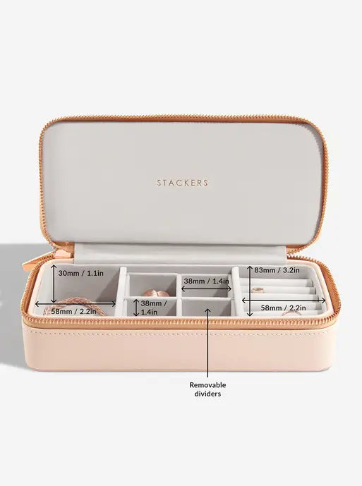 Stackers Grande boîte de voyage Rose