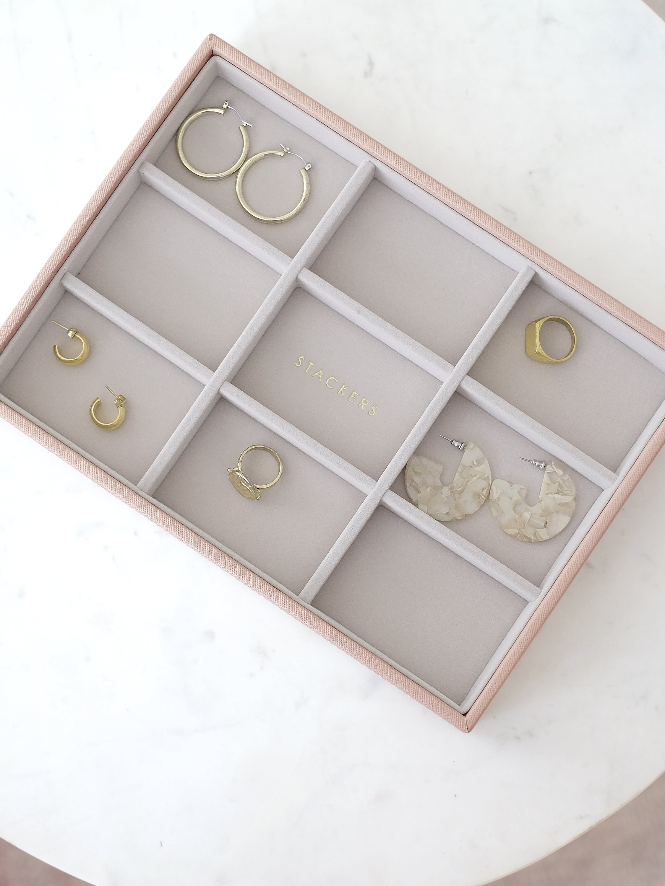 Stackers Compartiment standard pour boîte à bijoux classique rose