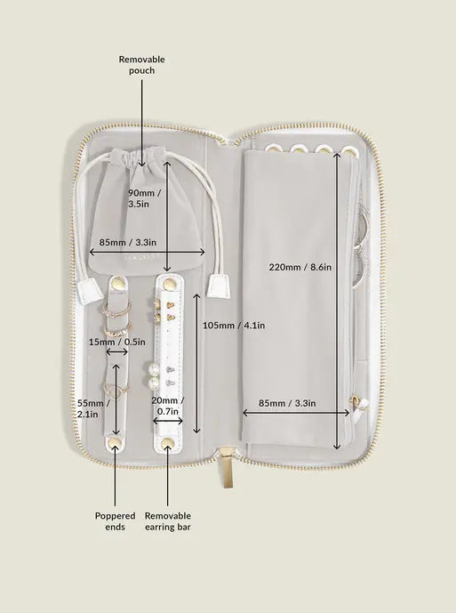 Stackers Jewellery Roll White