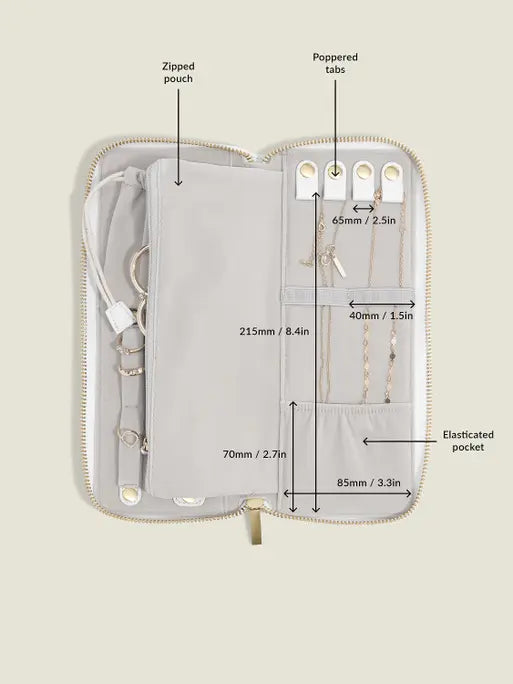 Stackers Jewellery Roll White