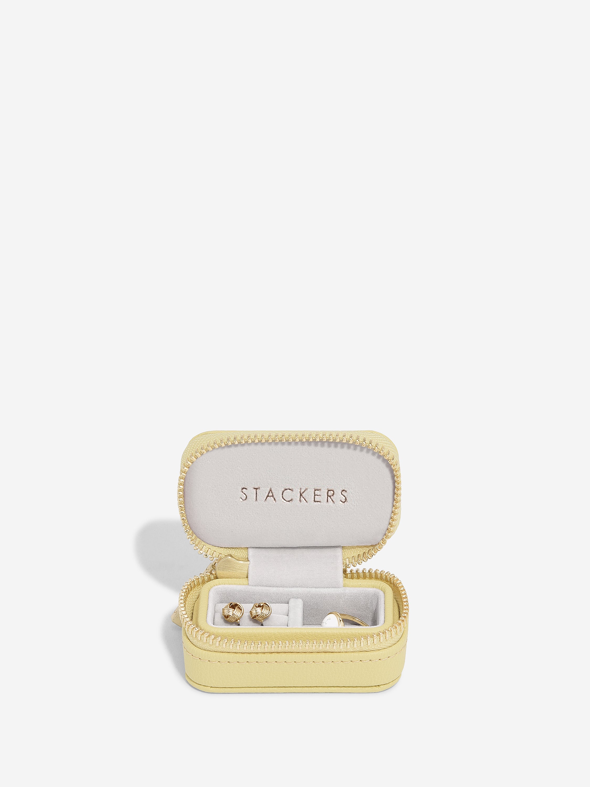 Stackers Petite Jewellery Box Yellow