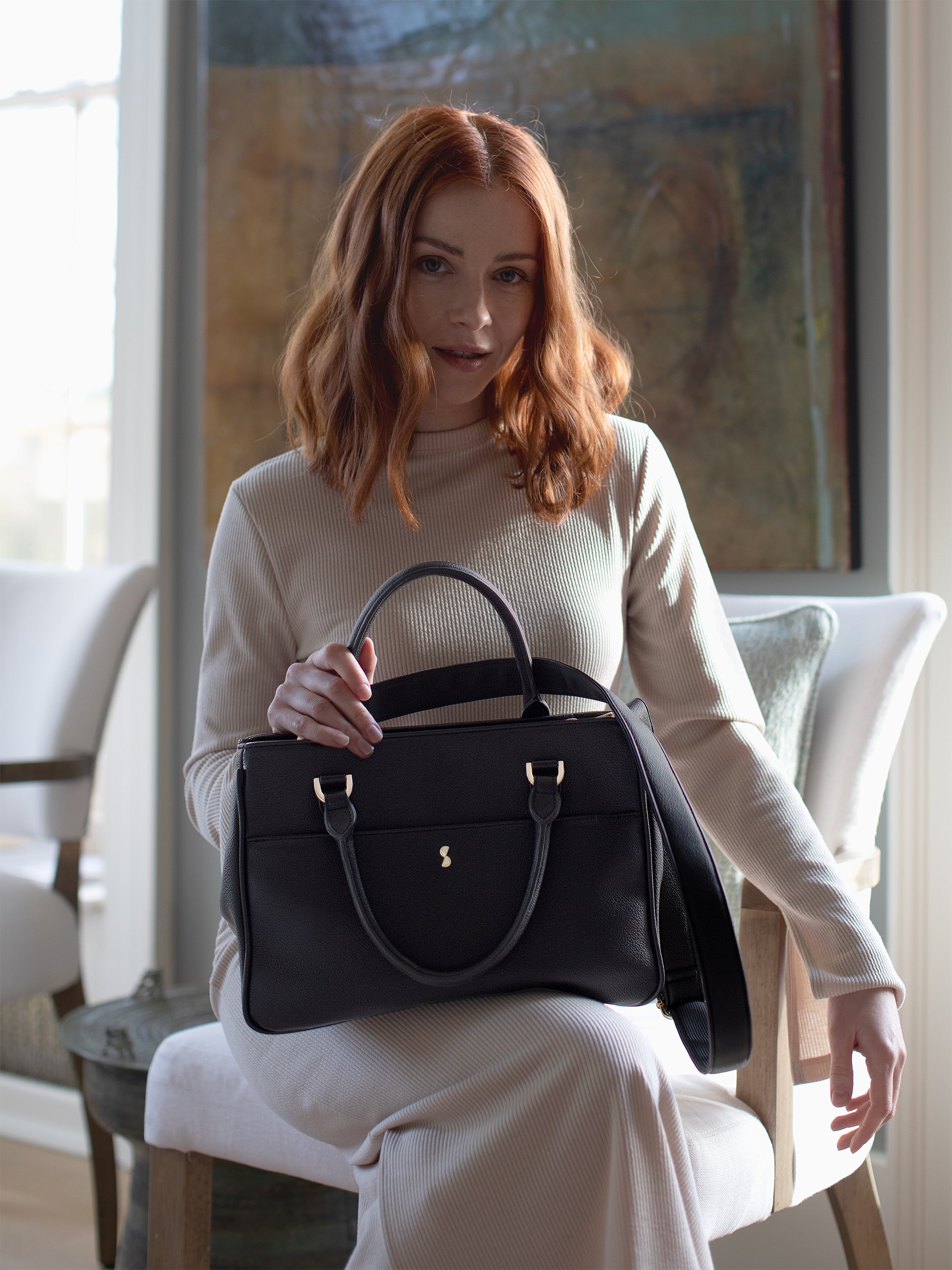 Stackers Kleine Handtas Zwart