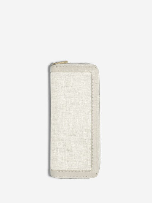 Stackers Jewellery Roll Oatmeal & Linen