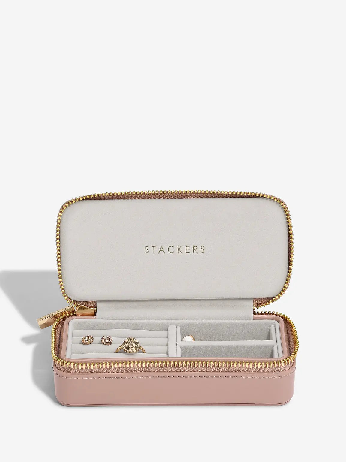 Stackers Medium Travel box Koperroze Gelakt