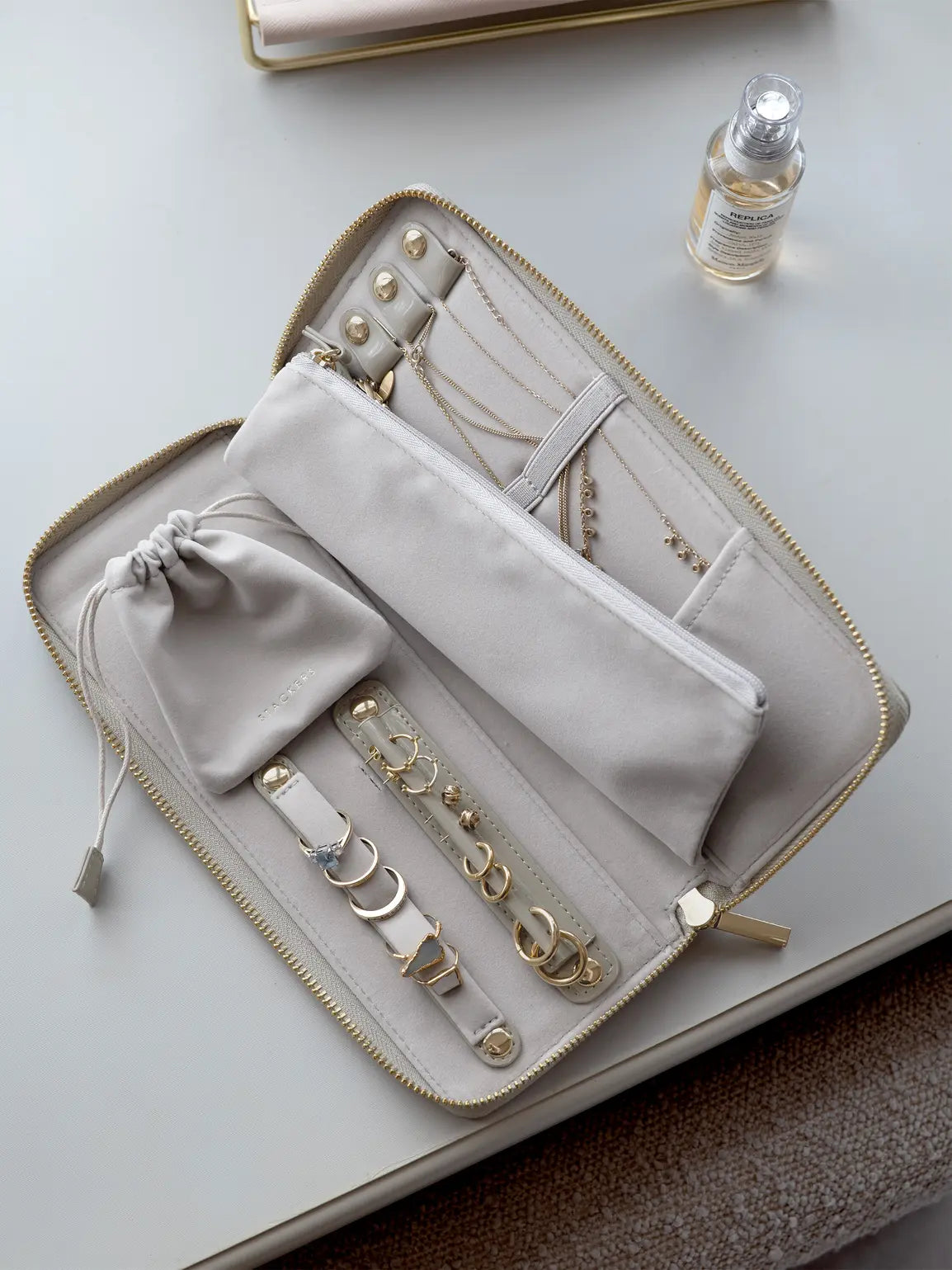 Stackers Jewellery Roll Leemgrijs Gelakt