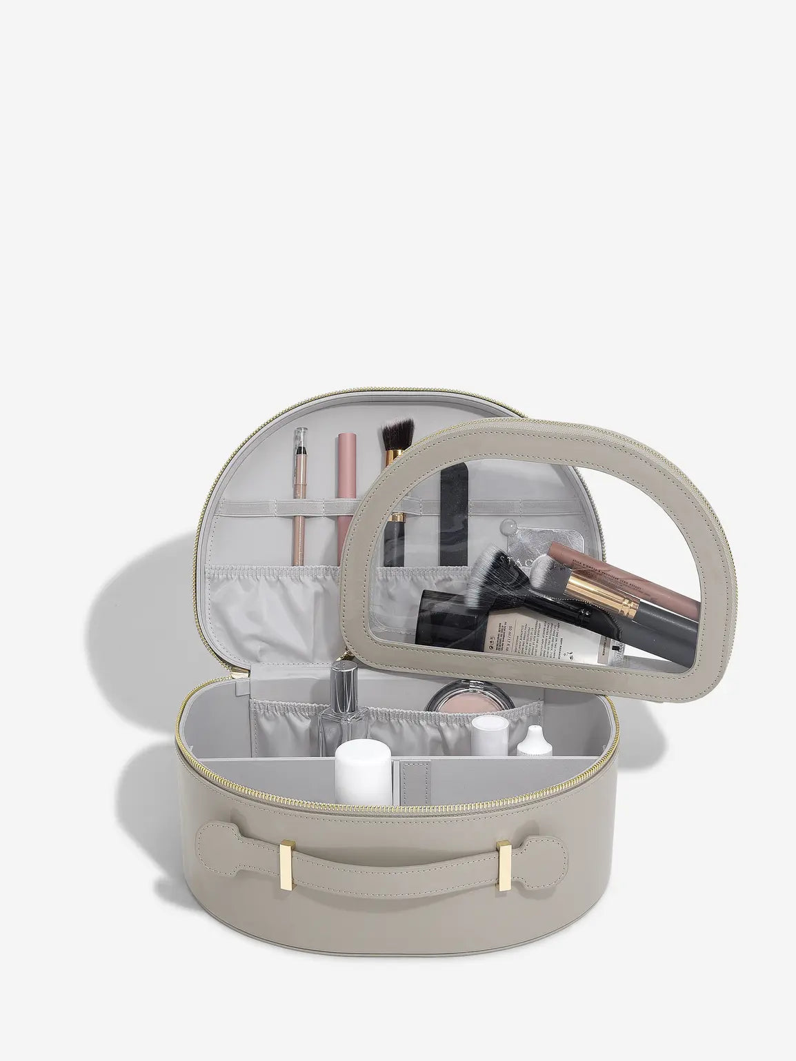 Stackers Beautycase Leemgrijs Gelakt