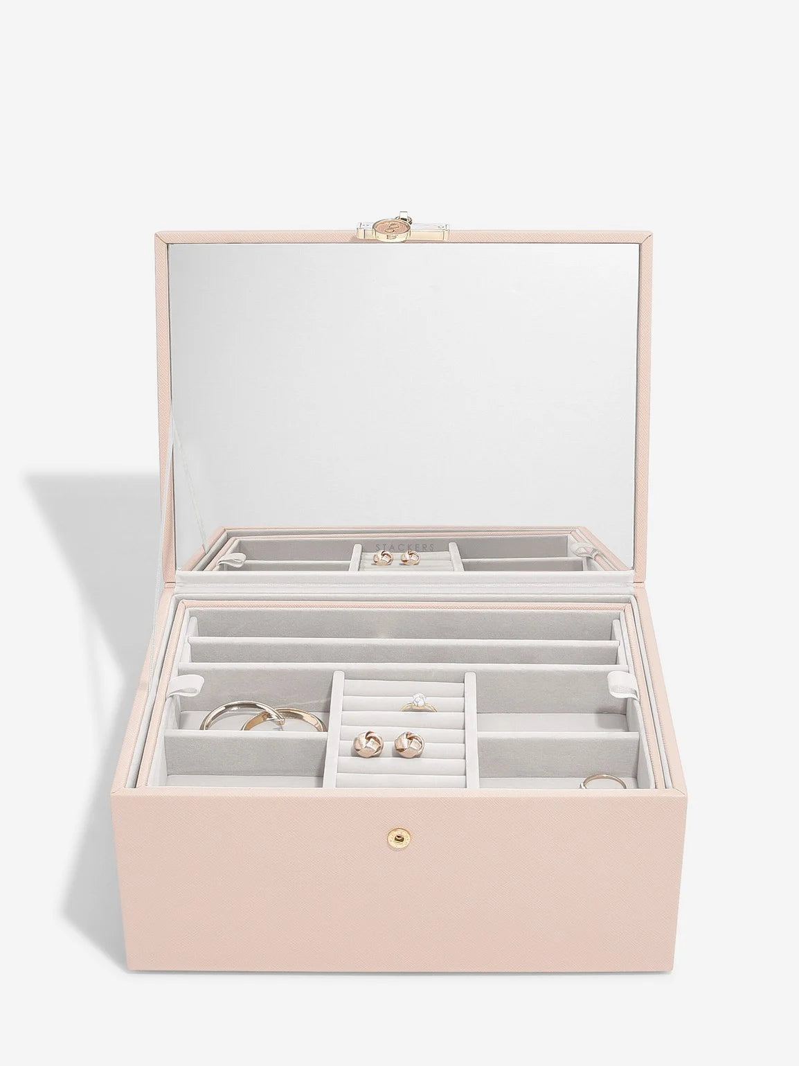 Stackers Luxe Klassieke Juwelendoos Roze